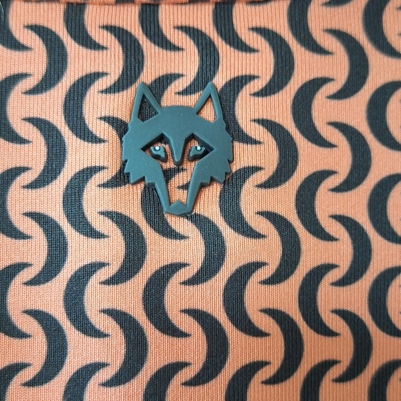 Greyson Mens Polo Golf Shirt Coral Moonshine Geometric Collared Size XL - Picture 7 of 8